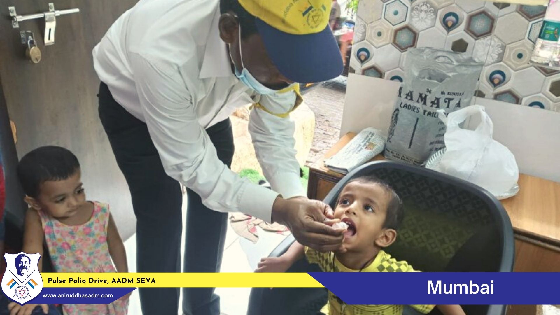 Pulse Polio Drive at BMC HWest Ward Aniruddha’s Academy of Disaster